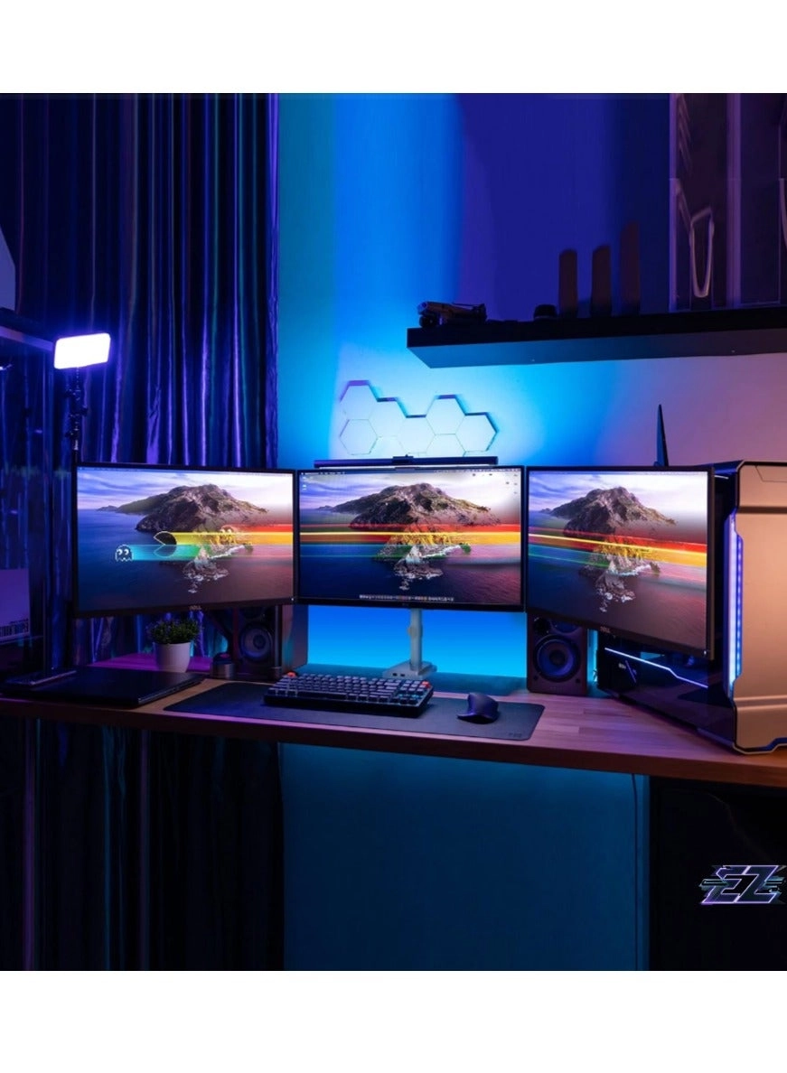 Triple Monitor Desk Mount - 3 32 Inches 75x75mm 100x100mm