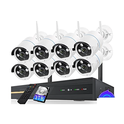 8CH Wireless CCTV System - 3MP