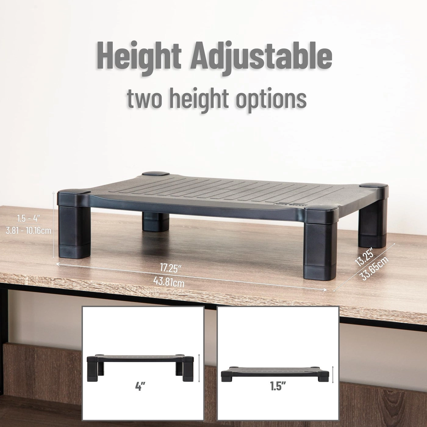Triangle Monitor Stand - 40lb18kg Adjustable Height