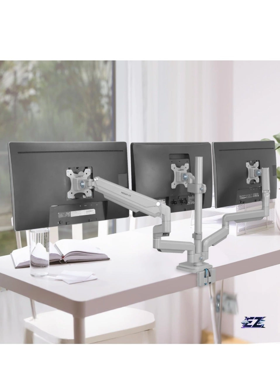 Triple Monitor Desk Mount - 3 32 Inches 75x75mm 100x100mm