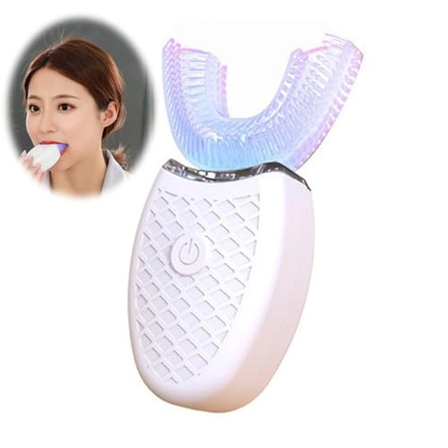 U-Shaped Electric Sonic Toothbrush - Battery Powered Travel