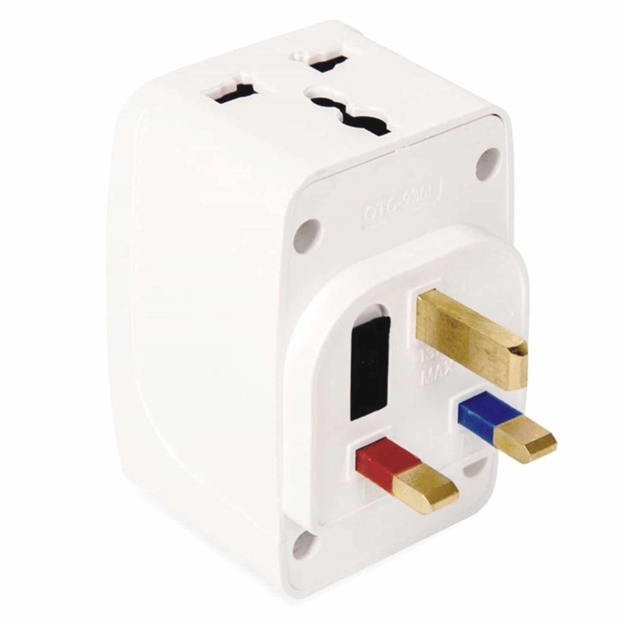 3-Way Universal Adaptor Plug - 15 Watt
