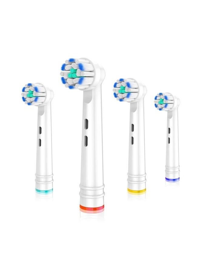 Whuppsi Replacement Toothbrush Heads - 4 Count Soft Ultrathin Bristles