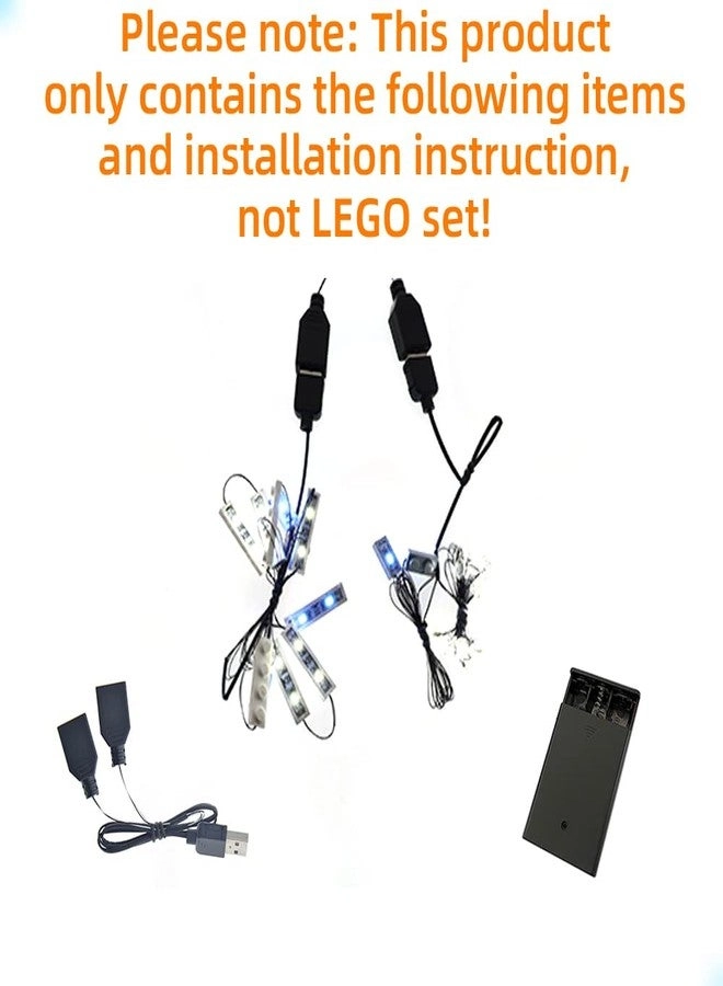 LED Light Kit - Compatible with Lego Creator 10284 FC Barcelona Lighting Set