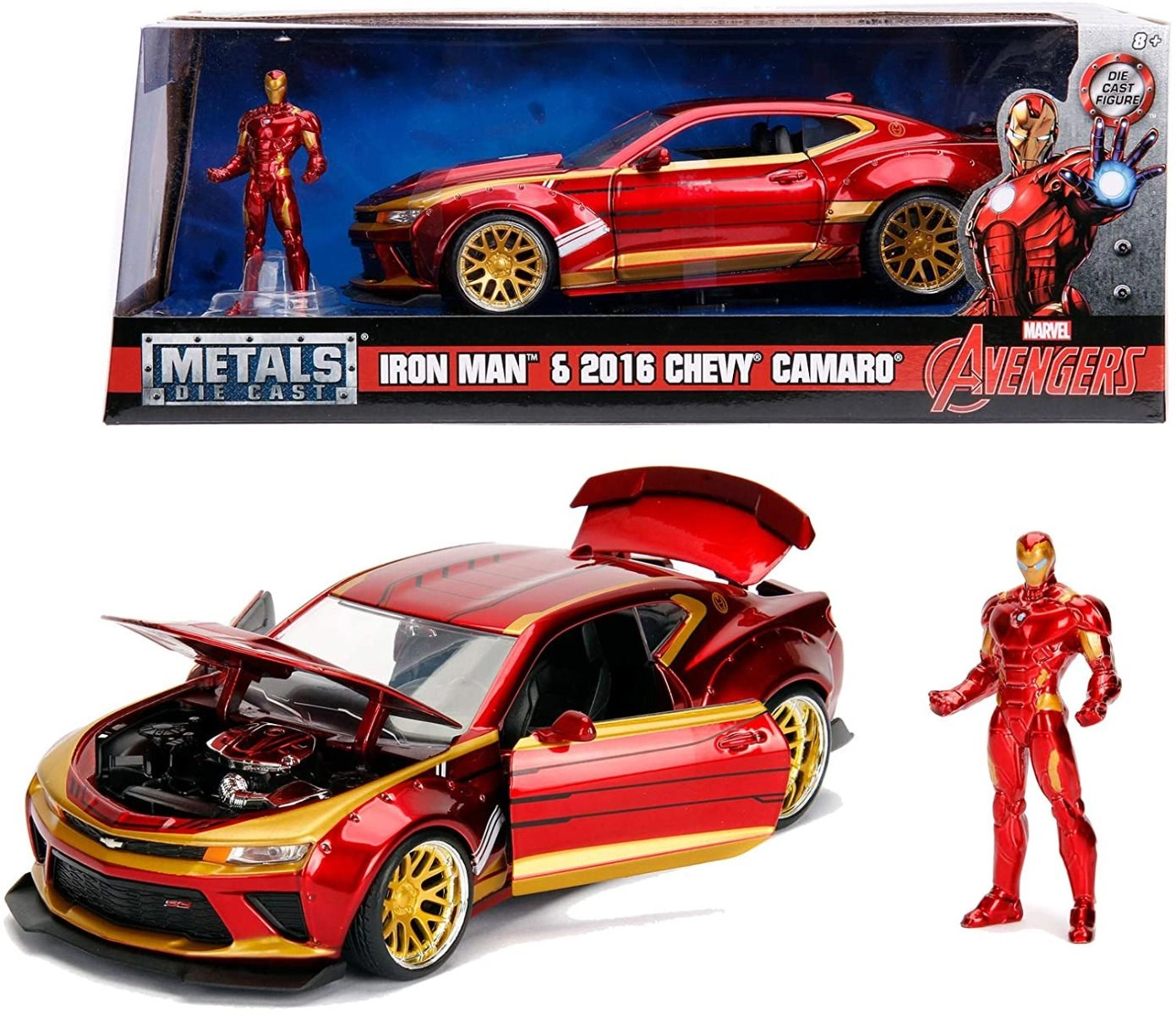 Marvel Ironman 2016 Chevy Camaro SS - 1:24
