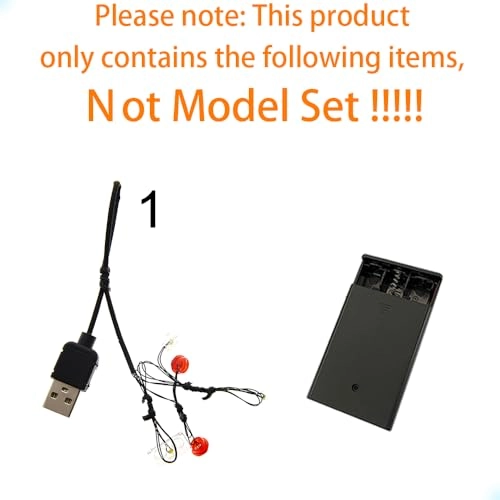 LED Light Set for LEGO 1968 Ford Mustang Fastback Speed Champions 75884 - Plastic 1 4.5-5V