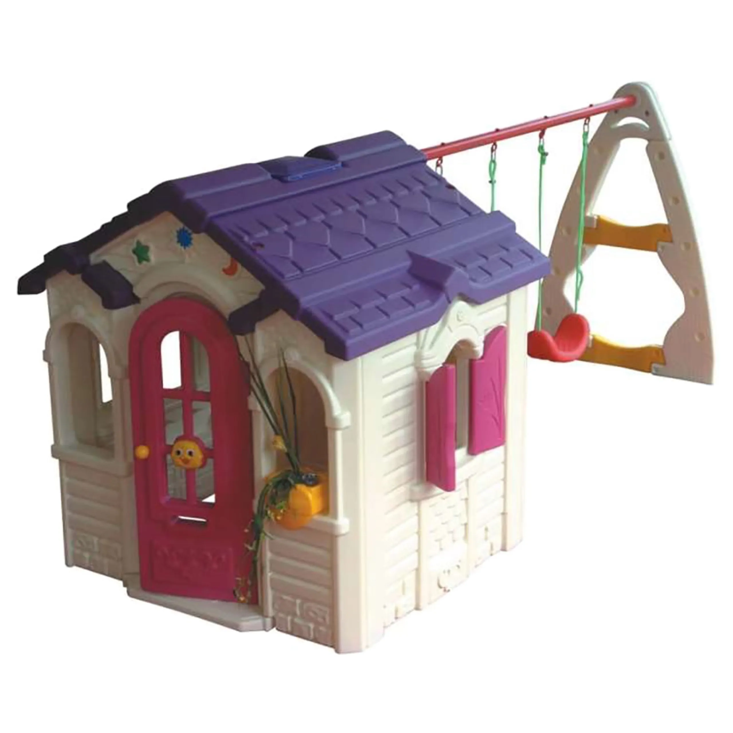 Myts Mega Kids Farm Hut With Swing - 328 x 135 x 143 cm 2 to 15 years