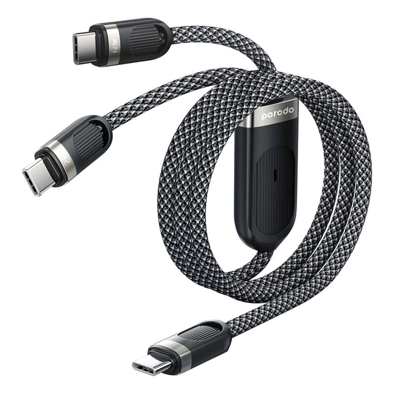 Charge Cable 60W USB-C to USB-C 1.2m PVC