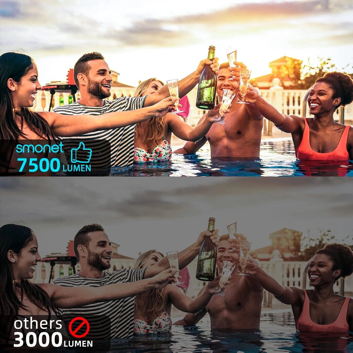 Movie Projector SMUS-102T 7500 Lumens