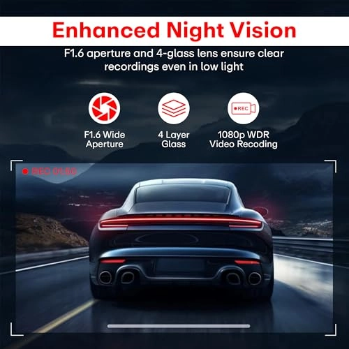 Smart Dashcam Pro X - 1296p 30FPS