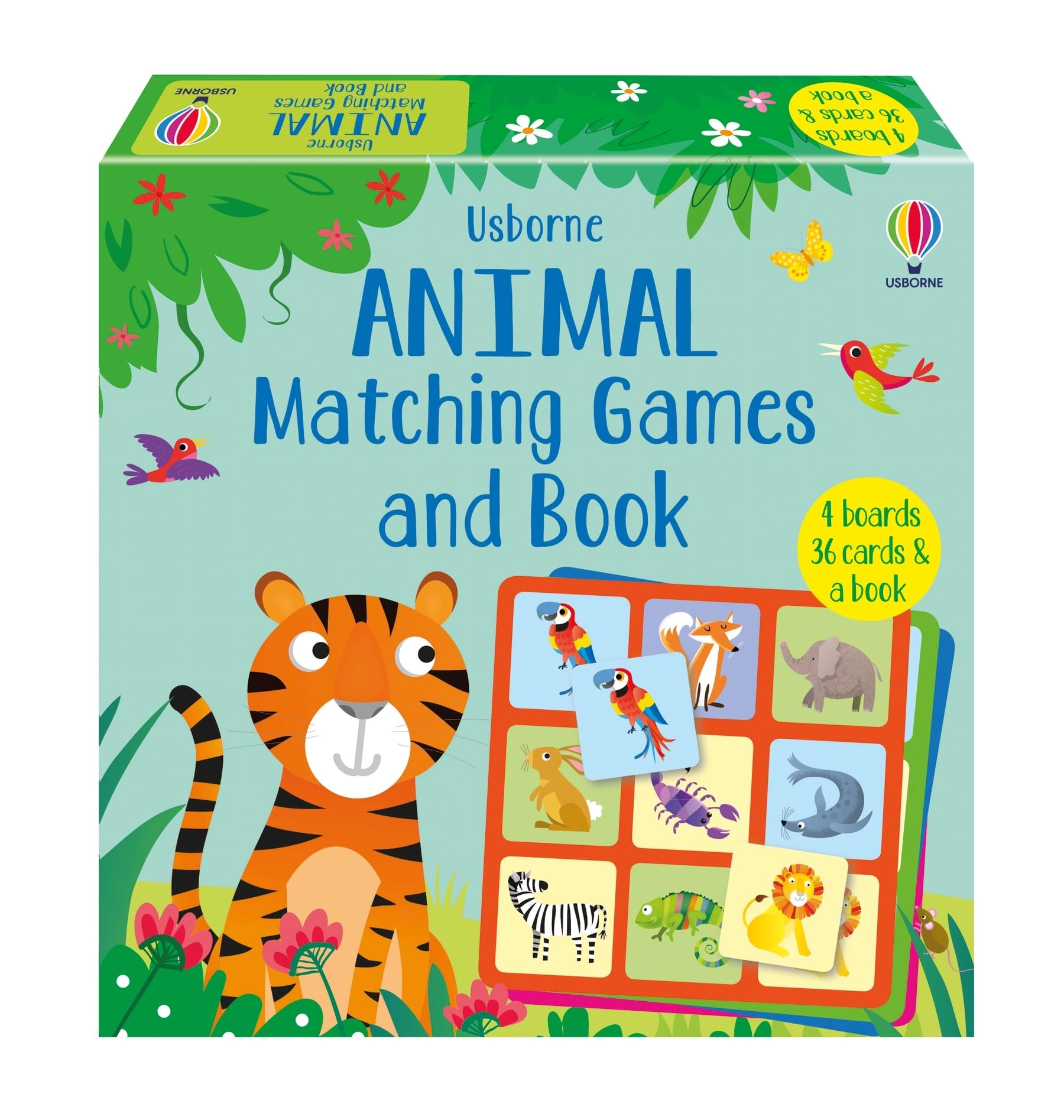 Usborne Animal Matching Games and Book