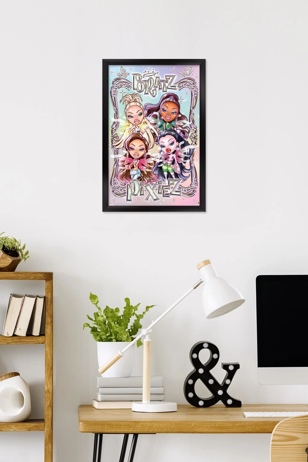 Pixiez Wall Poster - Paper 22.4"L x 14.7"W