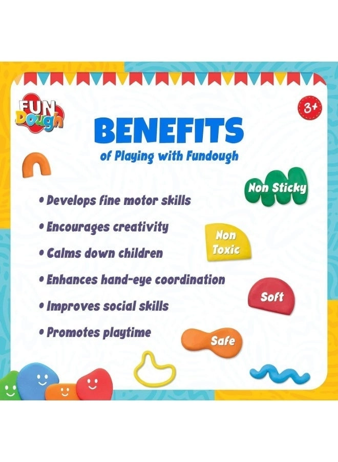 Soft Dough Kids Kitchen Play Set - 3+ years