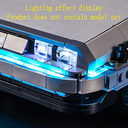 LED Light Kit Back to The Future Time Machine for LEGO 10300