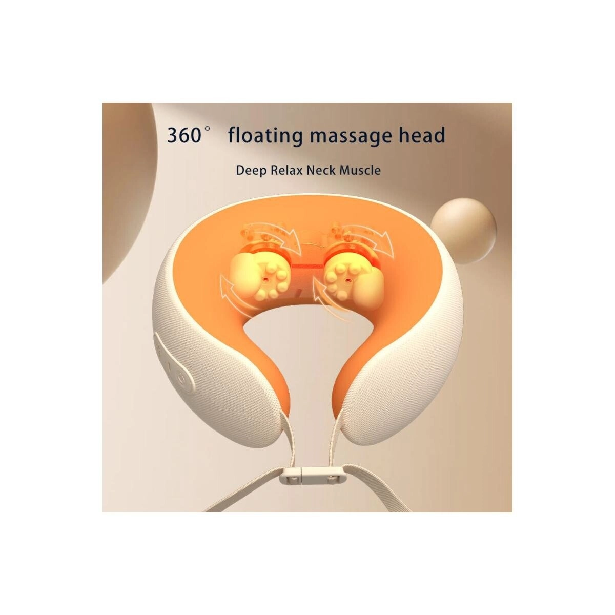 Heated Hand-Shaped Portable Rechargeable Massager - Neck Back Leg Shoulder