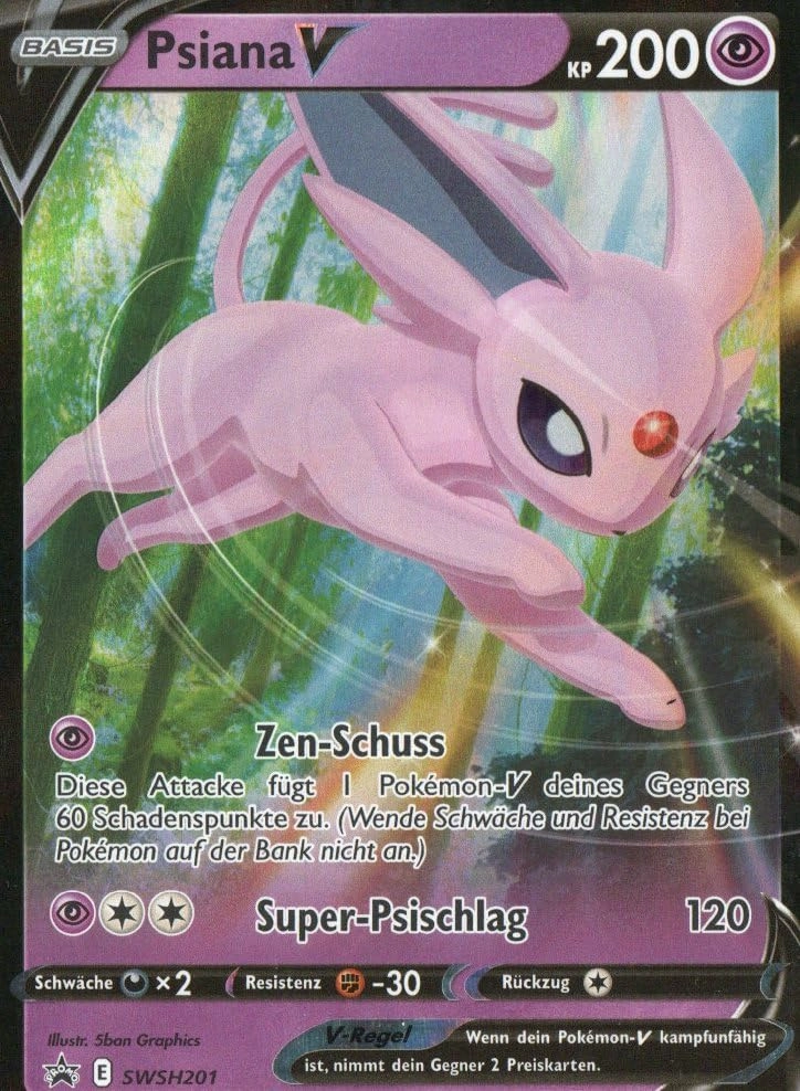MZTCG SWSH Psiana V 201 - German