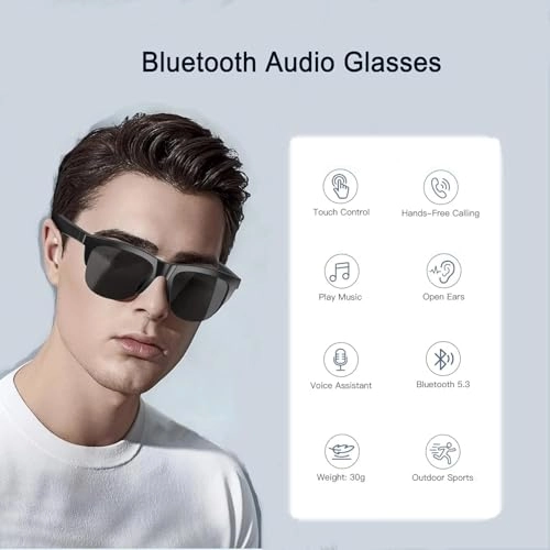 F06 - Bluetooth 5.0 Open-Ear Audio Dual Polarized Lenses