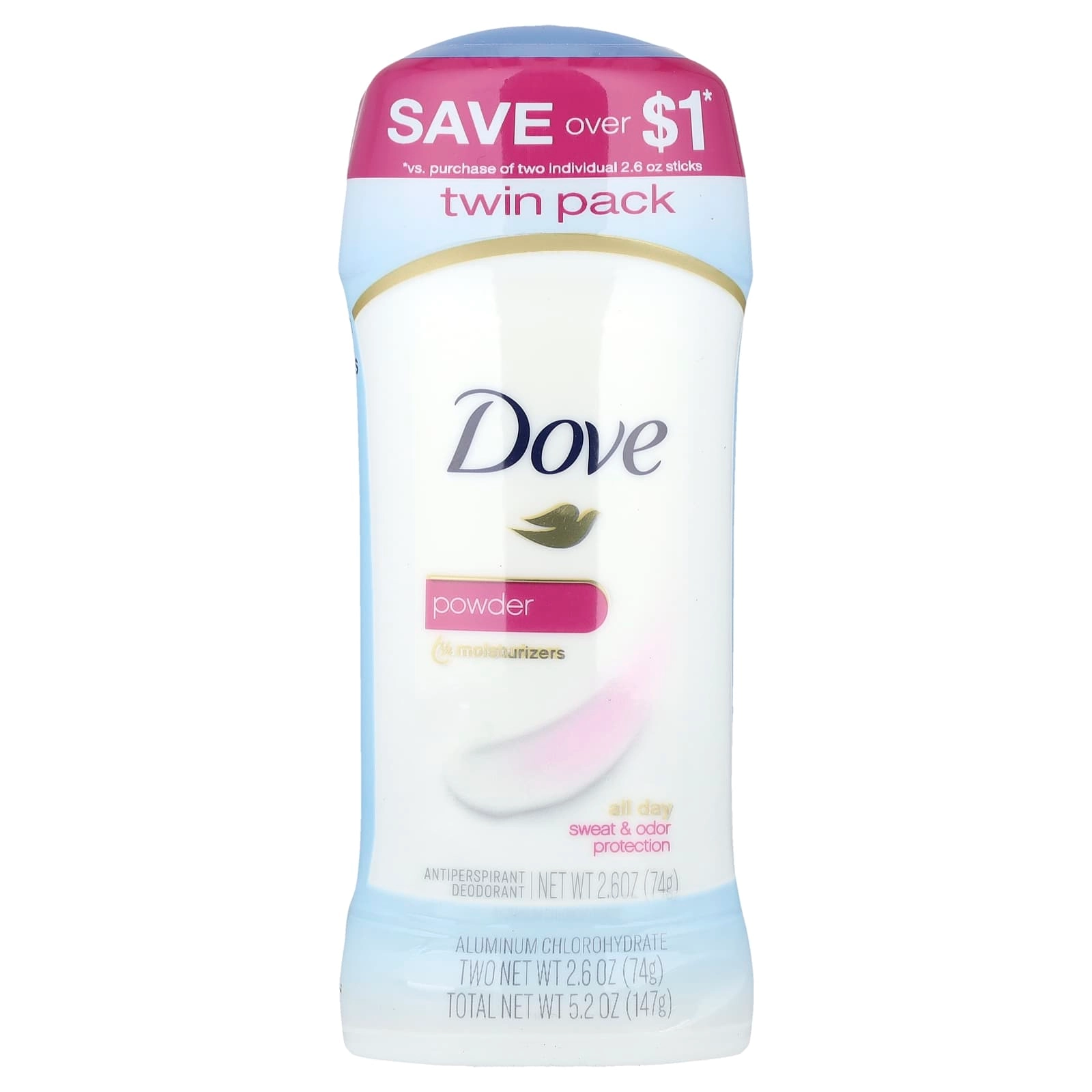 Antiperspirant Deodorant - Powder 2.6 oz (74 g)