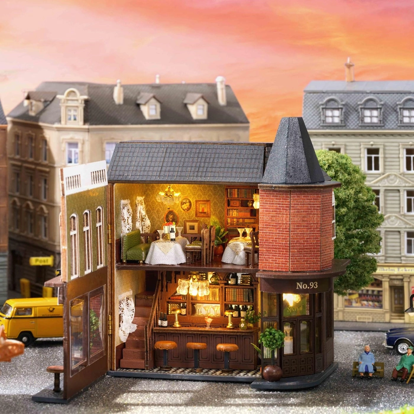 Miniature House Kit - Garden Restaurant
