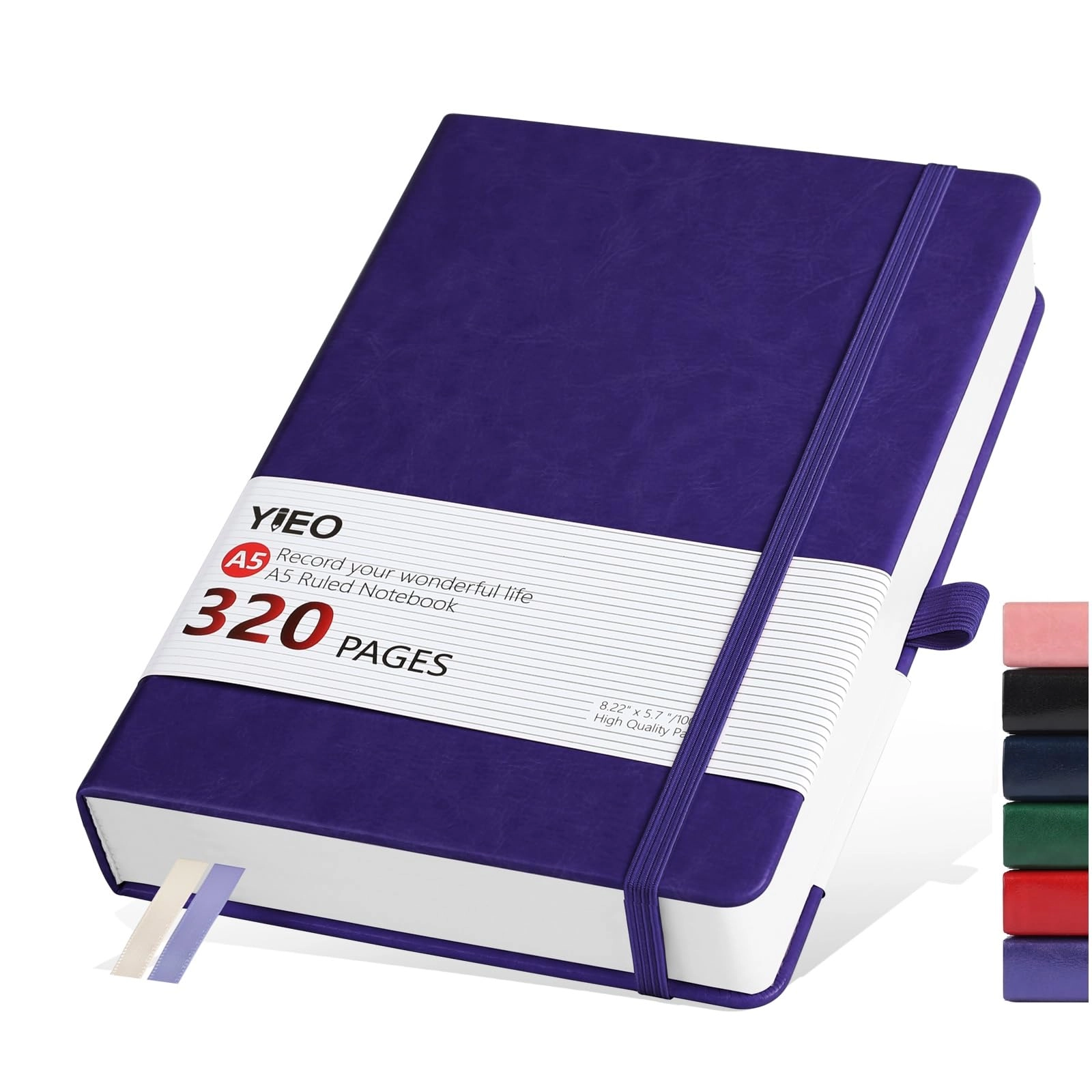 Notebook A5 Hardcover - Lined 160 Sheets