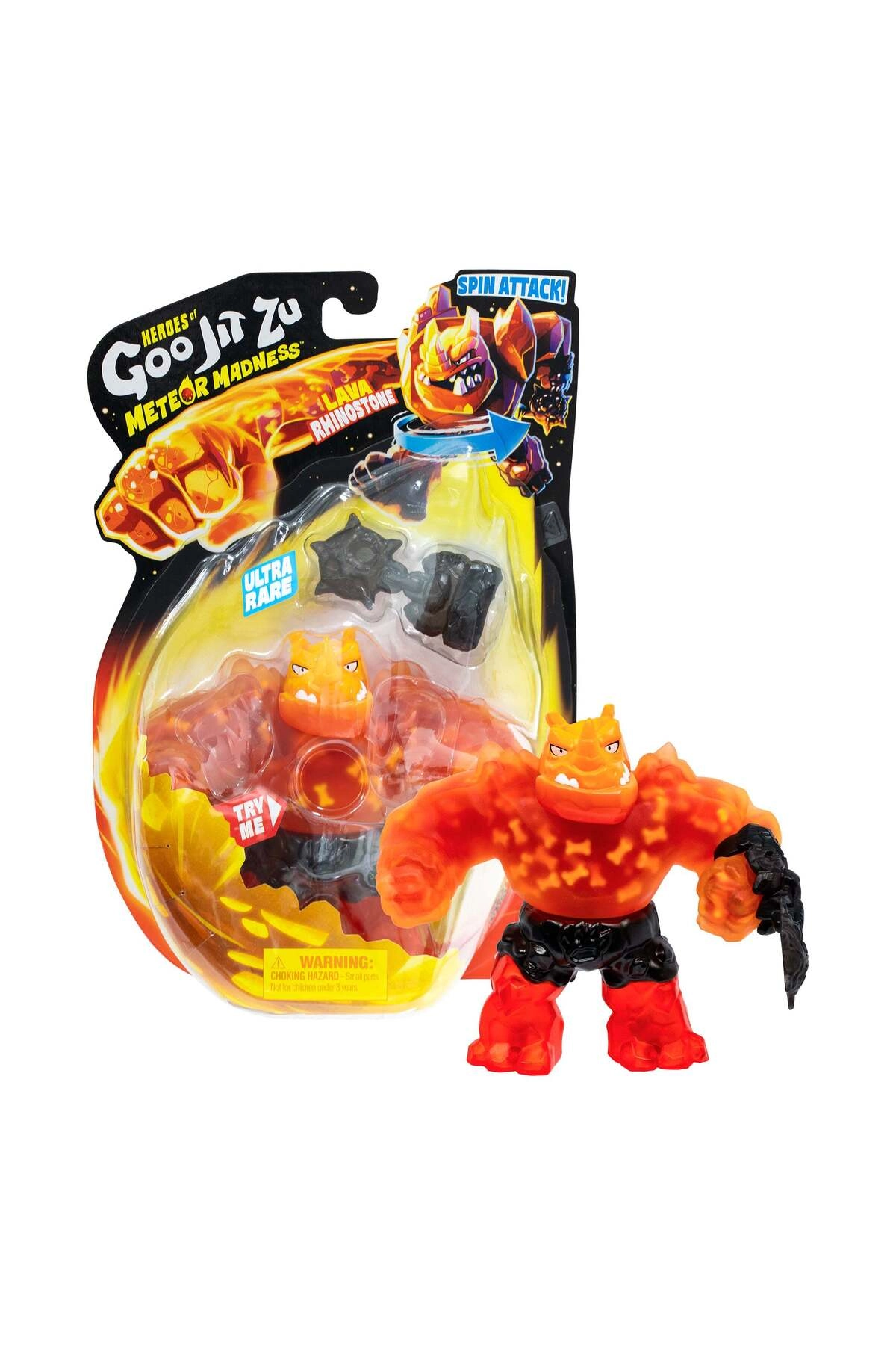 Heroes of Goo Jit Zu Lava Rhinistone - Meteor Madness (630996431351)
