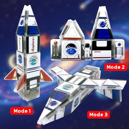 Mini Magnetic Building Games - Space Ship 3D Educational