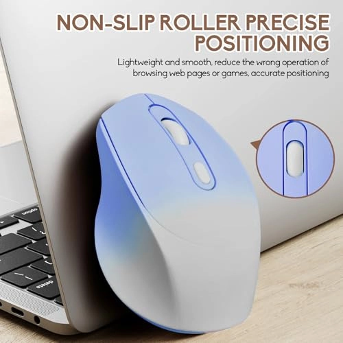 Gradient Color Bluetooth Mouse - Wireless