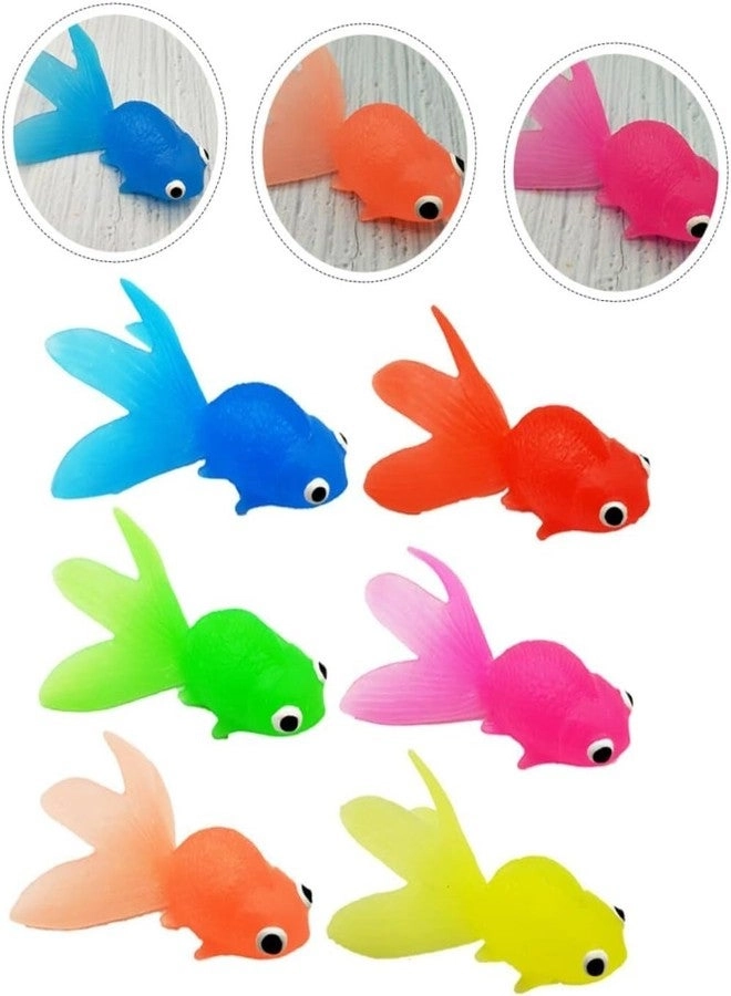 Aquatic Sea Animal Fish Figurines - 12 Pc Baby Bath Toys