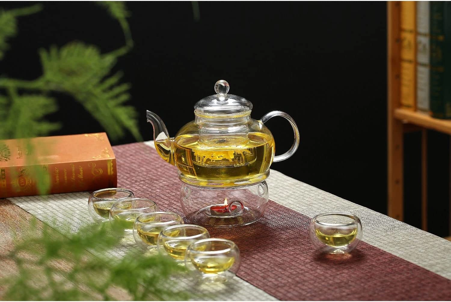 Borosilicate Glass Tea Set - 800ml