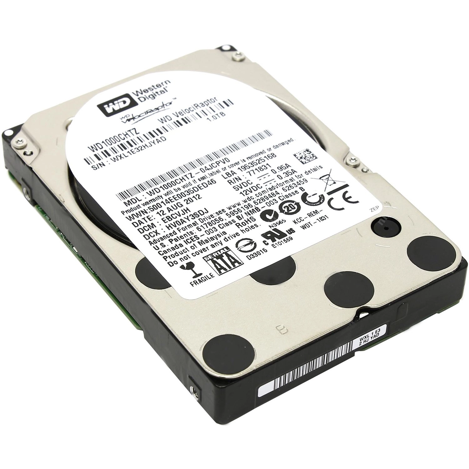 Western Digital VelociRaptor 3.5" 10000rpm SATA 6Gb/s (WD1000CHTZ) - 1TB