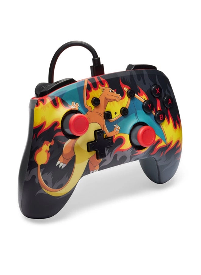 Enhanced Wired Controller - Charizard Firestorm Nintendo Switch