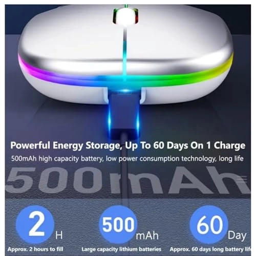 Wireless Mouse - Bluetooth & 2.4G