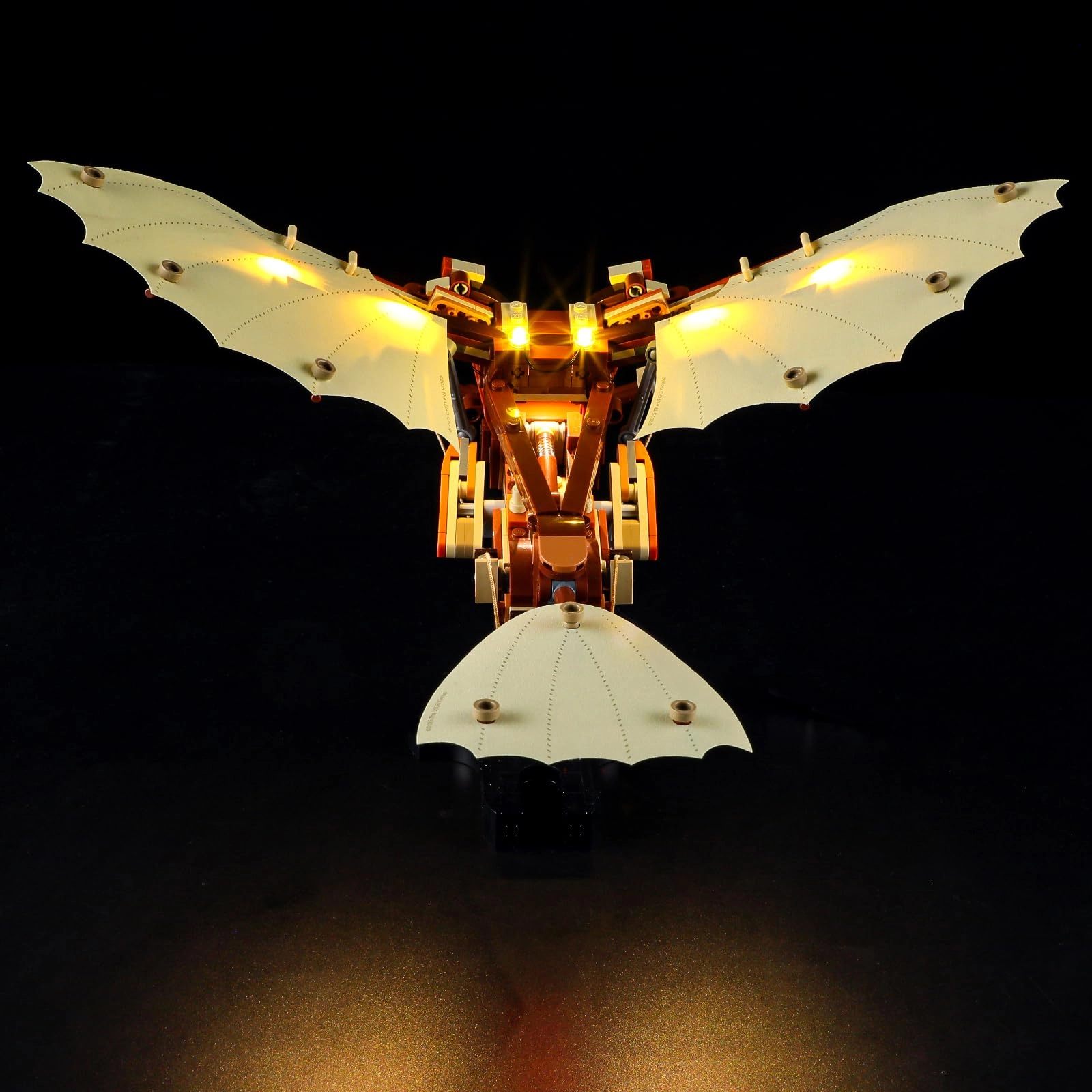 YEABRICKS LED Light for LEGO 10363 ICONS Leonardo da Vinci's Flying Machine - Plastic