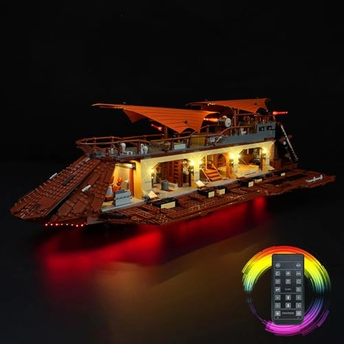 LED Lighting Kit for LEGO Jabba's Sail Barge 75397 - Plastic