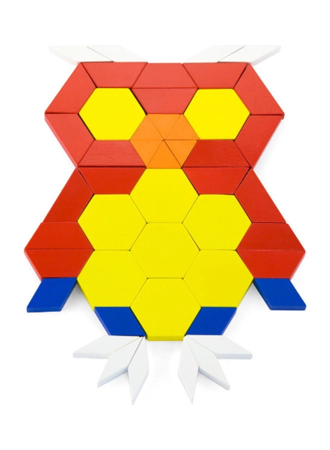 Wood Pattern Blocks - 250 pcs