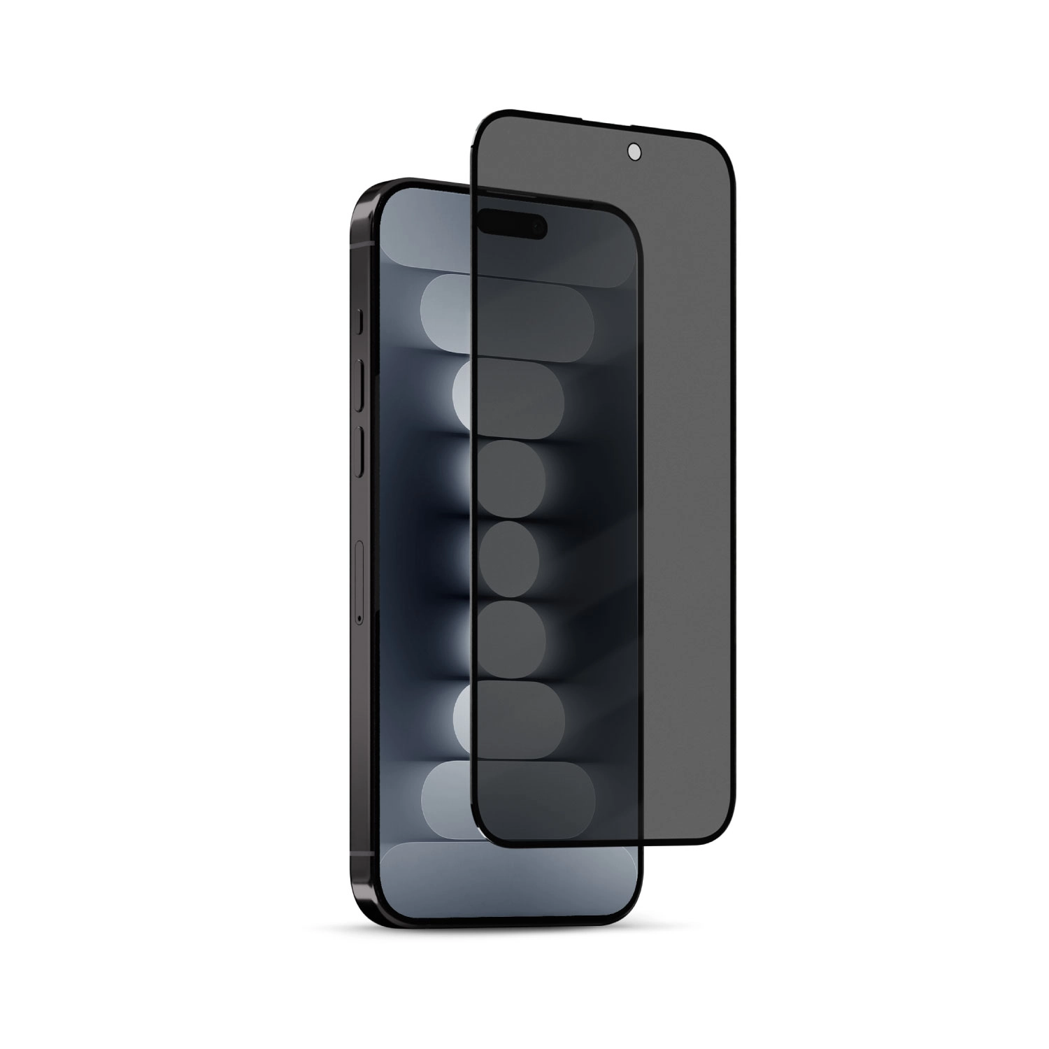 Hyphen Privacy Tempered Glass Screen Protector for iPhone 15 Pro Max