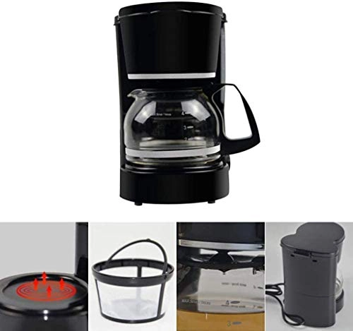 Filter Coffee Maker - One Touch Keep Warm Removable Filter