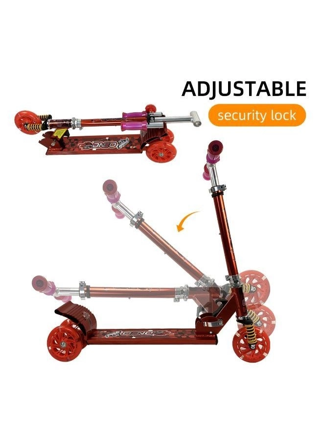 Adjustable 3-Wheel Kick Scooter