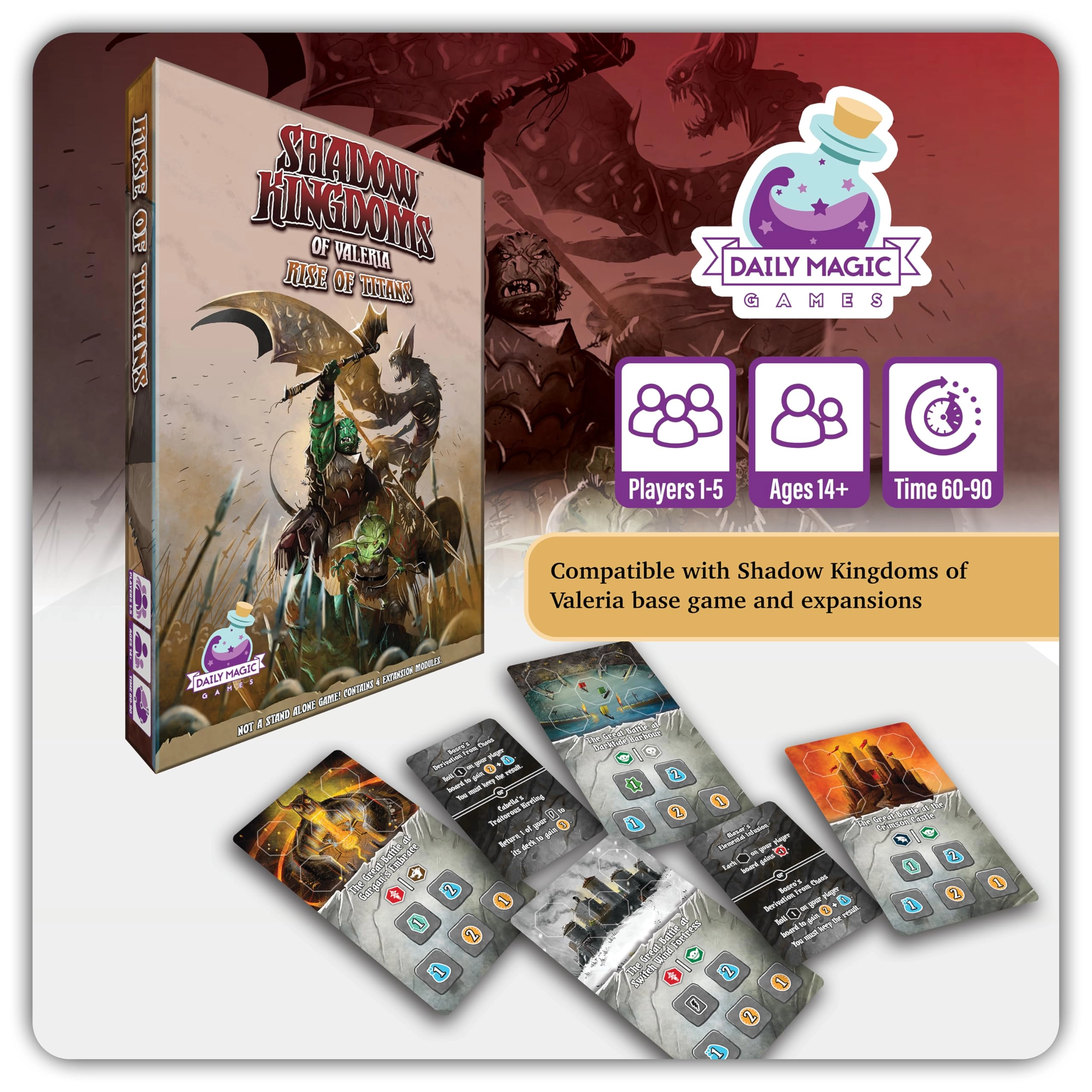 Daily Magic Games Shadow Kingdoms of Valeria: Rise of Titans