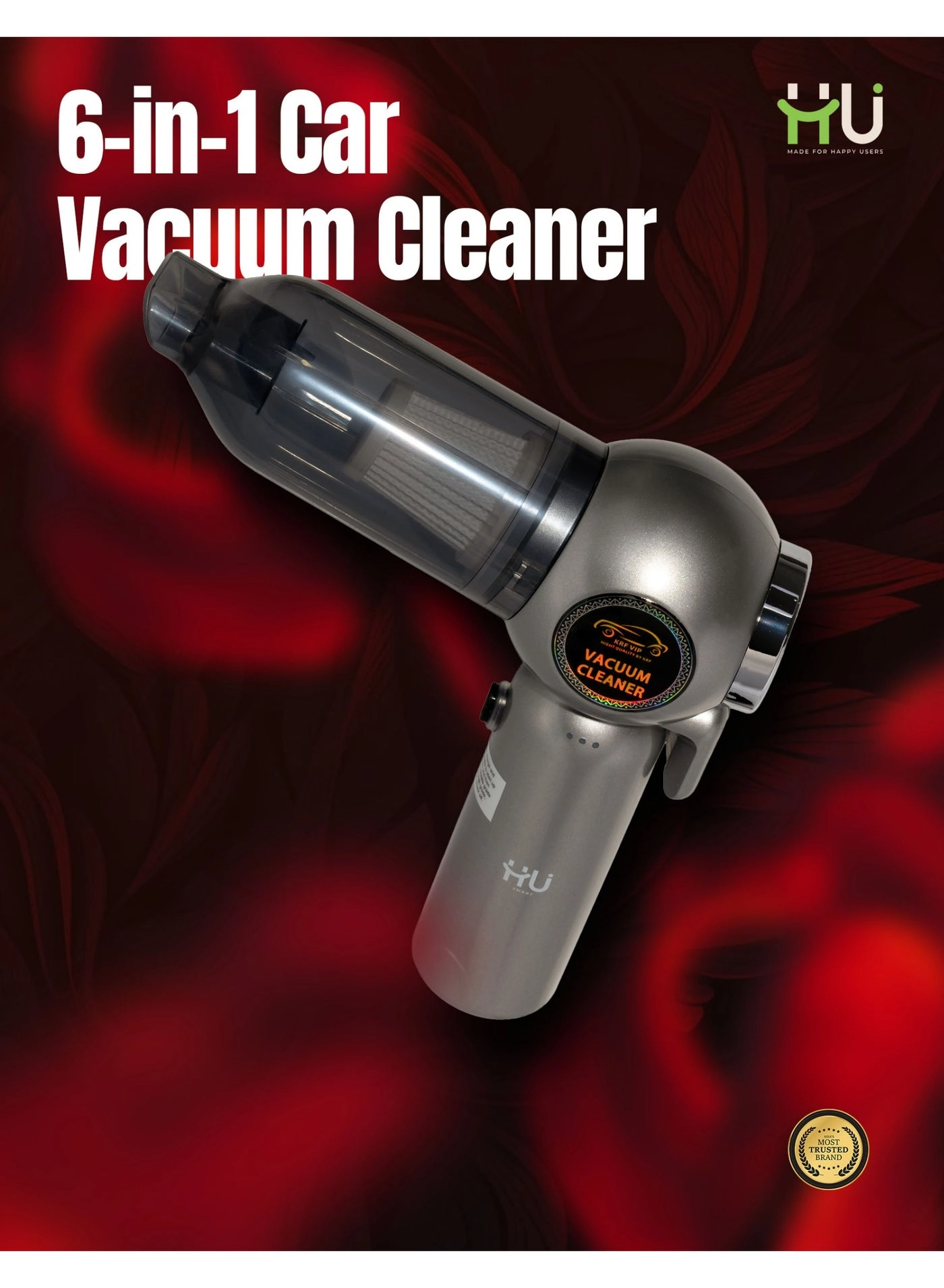 H U Car Vacuum Cleaner