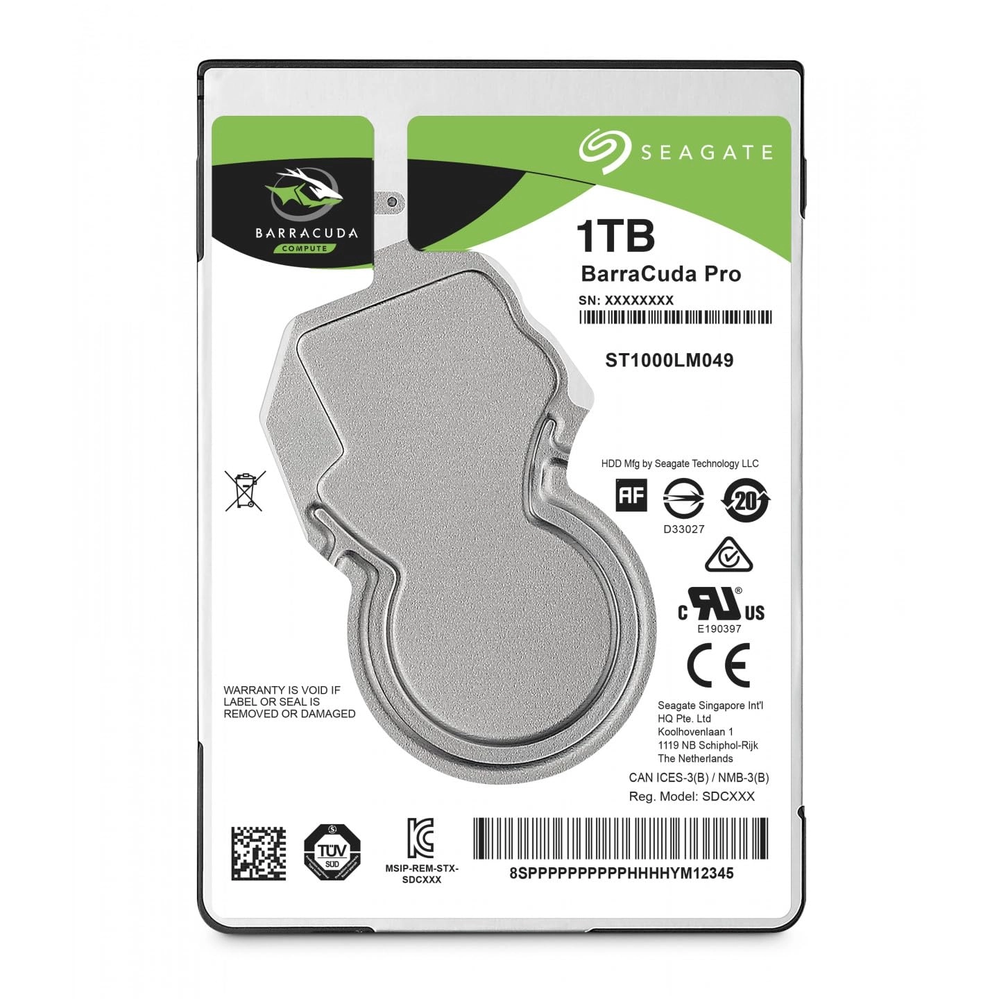 Otom Oto Tekstili ve Aksesuarlari San. Tic. Ltd. BarraCuda Pro 2.5" 7200rpm Serial ATA (ST1000LM049) - 1 TB