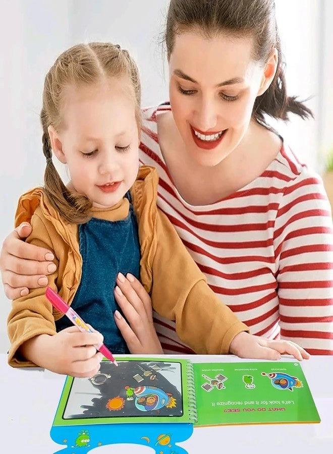 Water Magic Drawing Book - 15 Page Reusable Fruits Theme