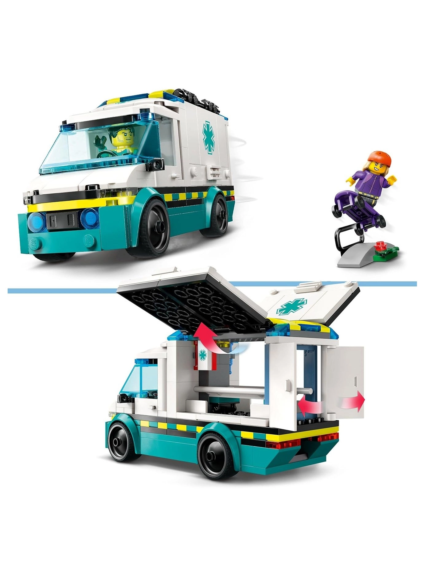 LEGO City Emergency Ambulance (60451) - Vehicle