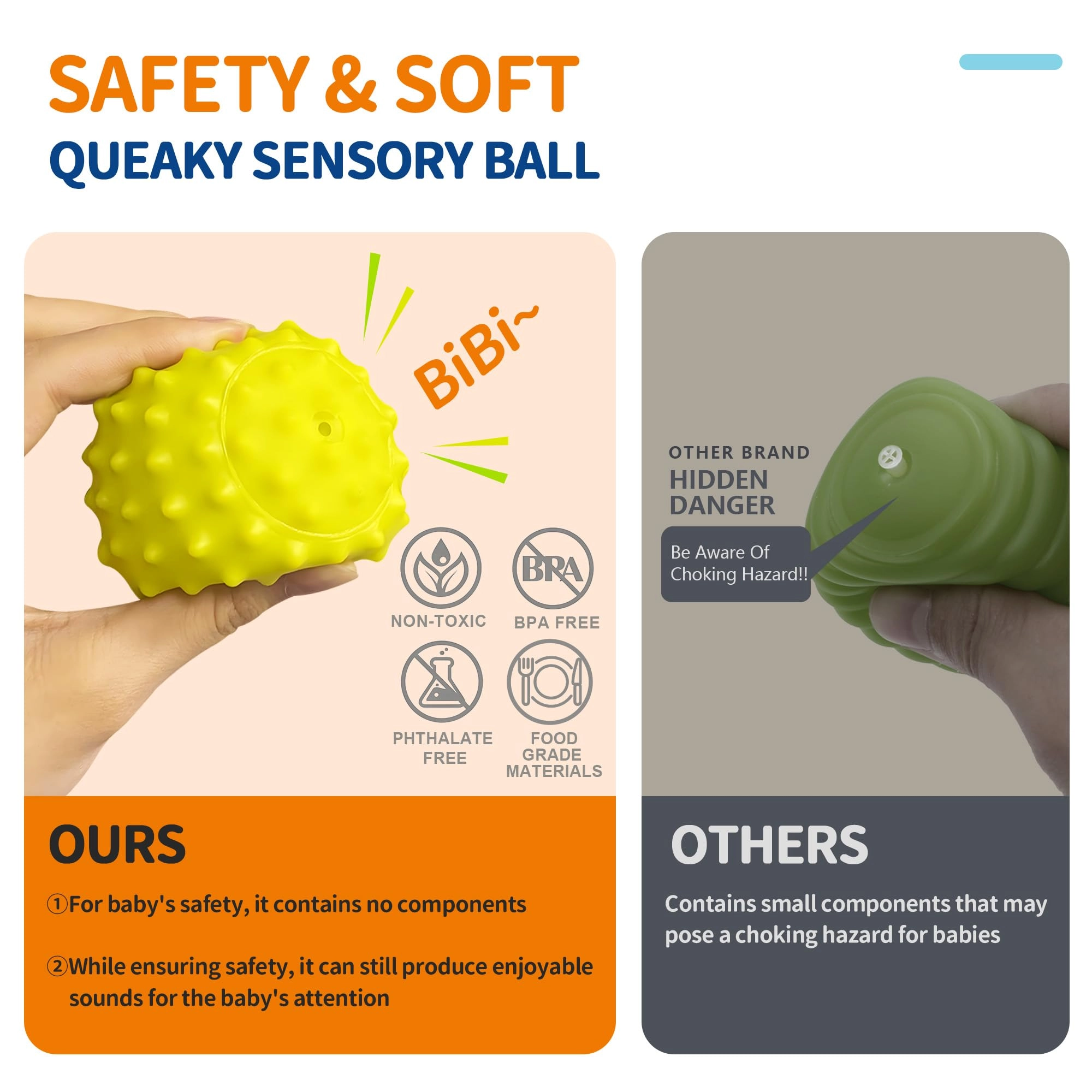 Sensory Textured Balls - Plastic