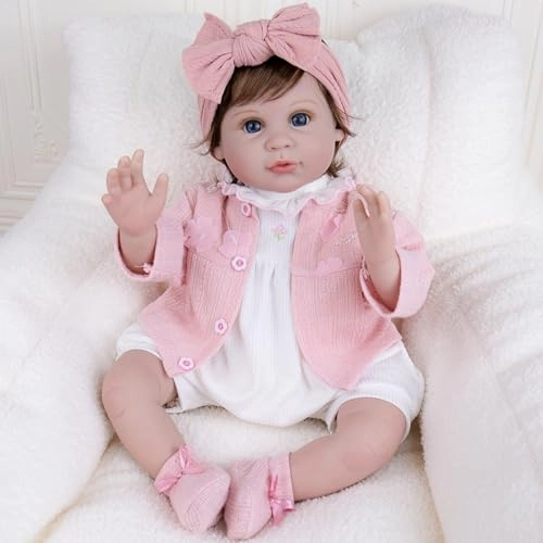 Reborn Baby Doll - 22 inch Vinyl Girl Ages 3+