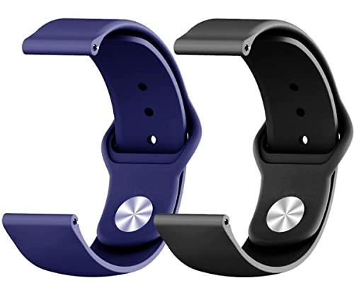 2 Pack 20mm Elegant Watch Strap for Pebble Cosmos Ultra