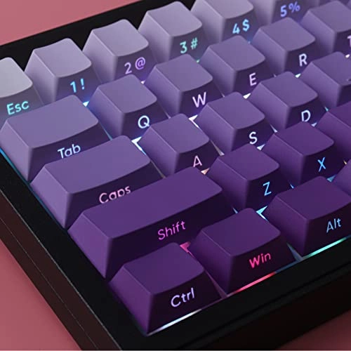 Keycaps PBT - 135 Keys Purple Gradient Cherry Profile