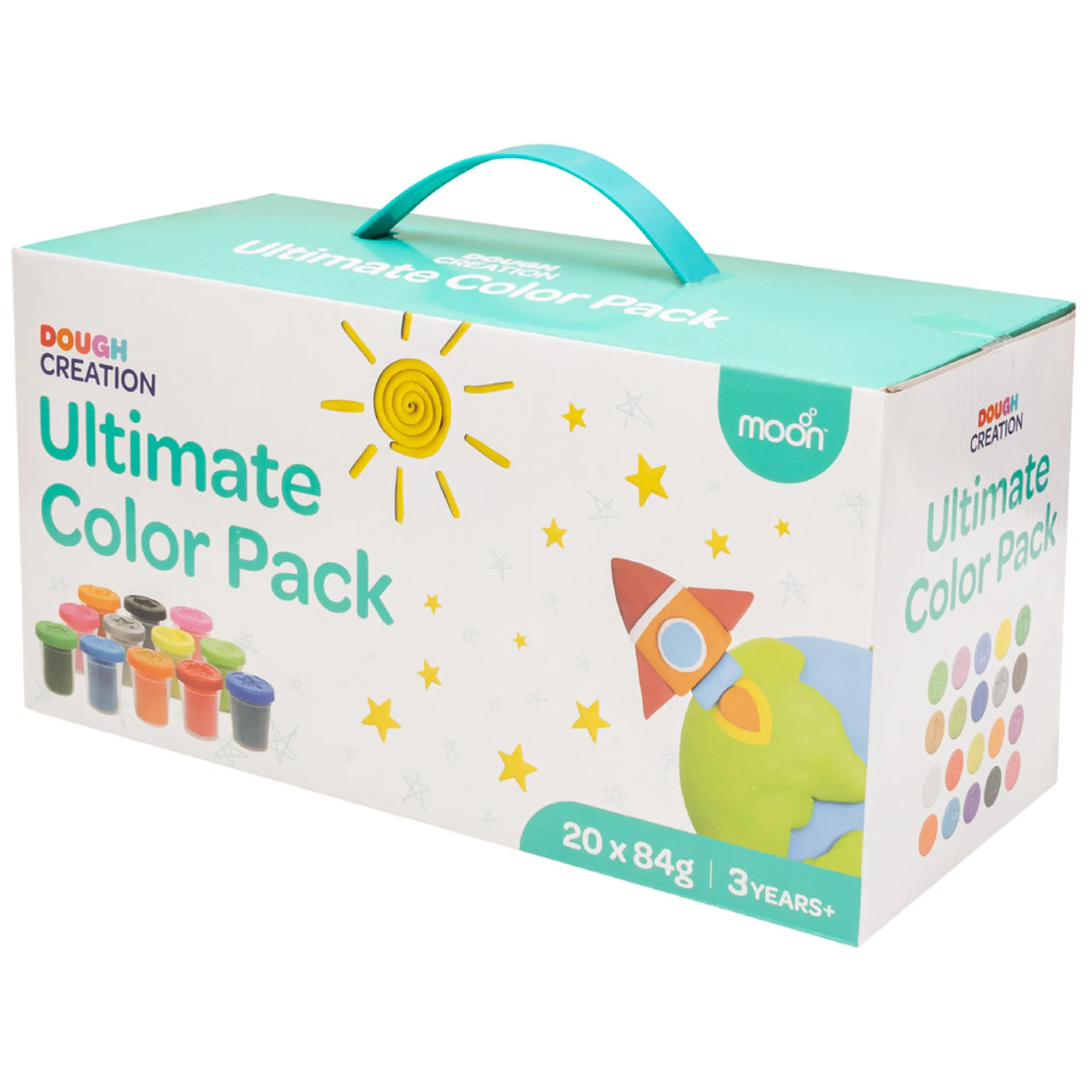 MOON Dough Creations Ultimate Color Pack - 2.07 Kg 20 pcs.