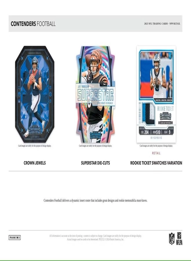Contenders NFL Football Trading Card Blaster Box