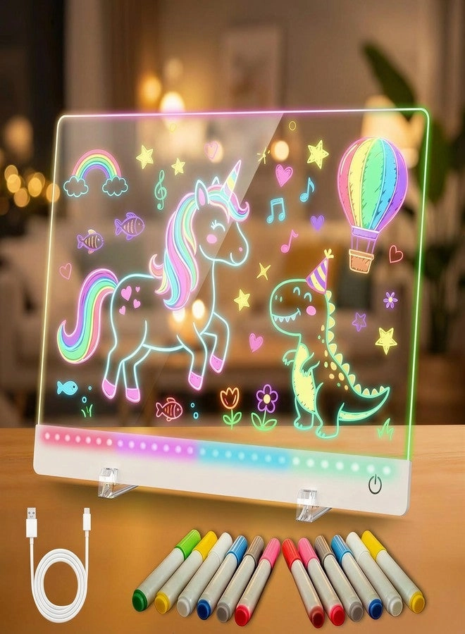 SROT LED Drawing Board - 17" Rechargeable 7 Colors 5 Light Modes